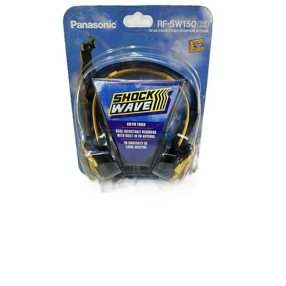 Other - NEW Panasonic Shockwave RF-SW150 AM/FM 2-Band Stereo Headphone Receiver Yellow